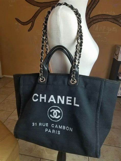 chanel carrier bag|authentic chanel tote bag.